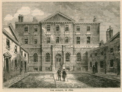 The Albany, London, im Jahr 1800 von English School