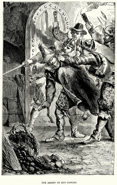 Die Verhaftung von Guy Fawkes von English School