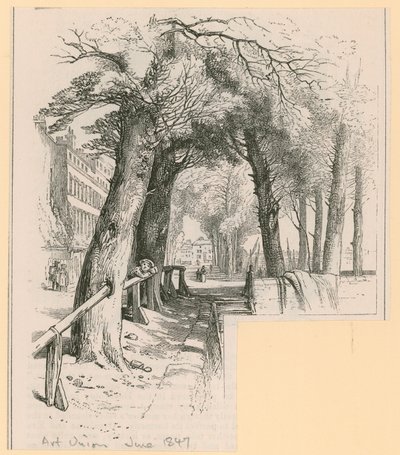 The Art Union, Chelsea, Juni 1847 von English School