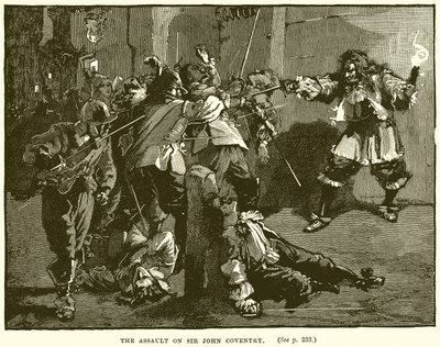Der Angriff auf Sir John Coventry von English School