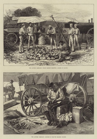 Die Herbstkampagne (Gravur) von English School