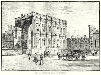 Der Bankettsaal, Whitehall von English School
