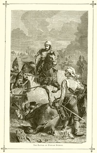 Die Schlacht von Purwan Durrah von English School