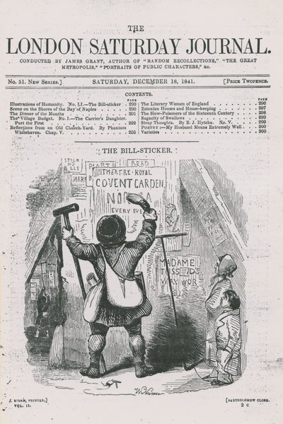 Der Plakatkleber von English School