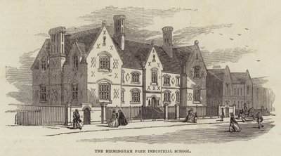 Die Freie Industrieschule von Birmingham (Stich) von English School