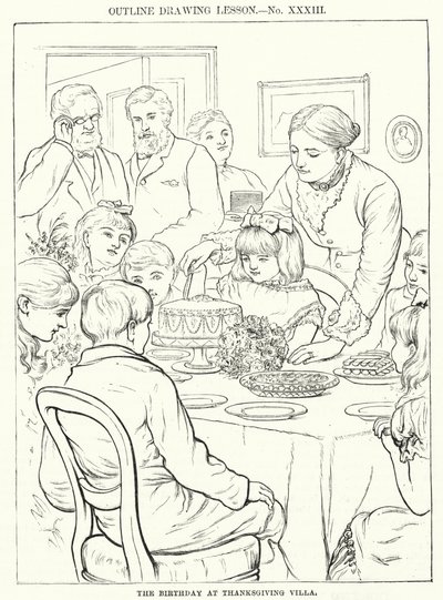 Der Geburtstag in der Thanksgiving Villa von English School
