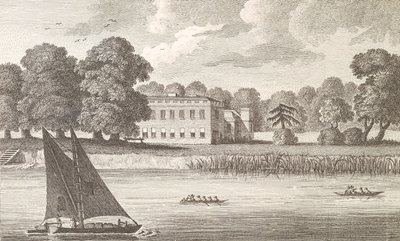 Der Palast des Bischofs von London in Fulham, graviert von Taylor, 1788 von English School
