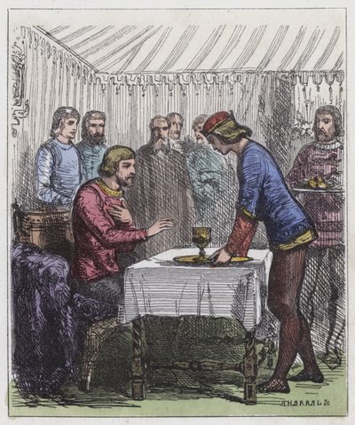 Der Schwarze Prinz und der König von Frankreich von English School
