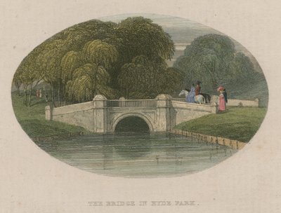 Die Brücke des Hyde Parks, London von English School