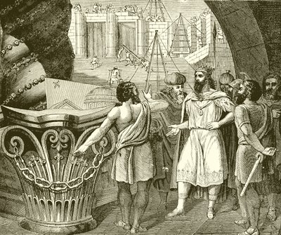 Der Bau des Salomonischen Tempels von English School