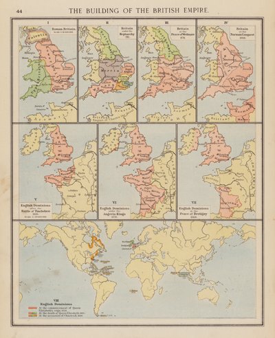 Der Aufbau des Britischen Empire von English School