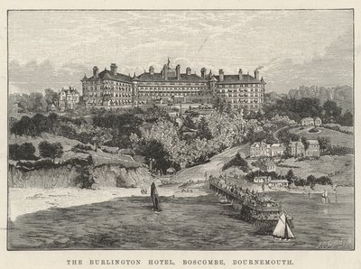 Das Burlington Hotel, Boscombe, Bournemouth von English School