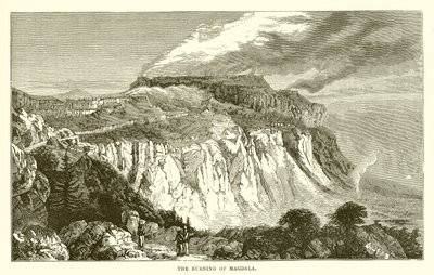 Die Verbrennung von Magdala von English School