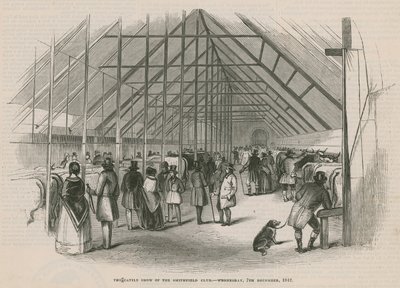 Der Viehmarkt des Smithfield Clubs von English School