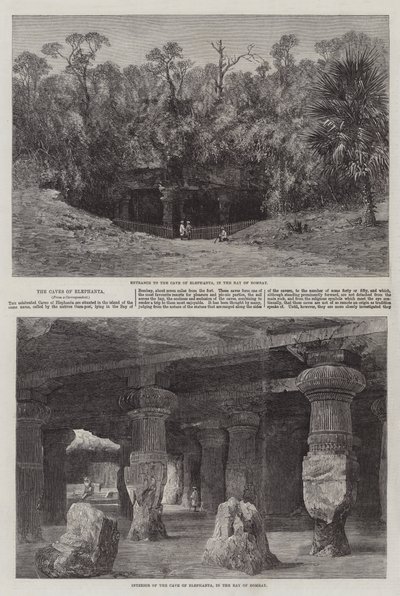 Die Höhlen von Elephanta von English School