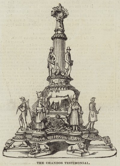 Das Chandos-Denkmal von English School