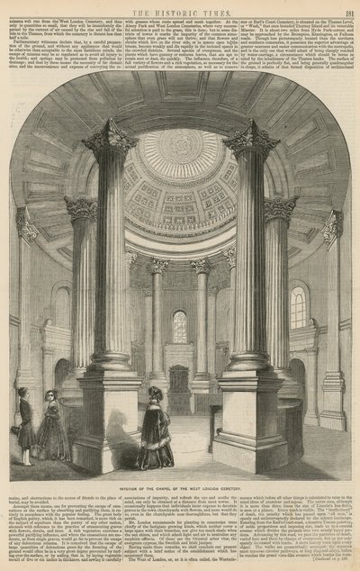 Die Kapelle des West London Cemetery von English School