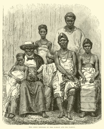 Der Häuptling Kringer vom Gabun und seine Familie von English School