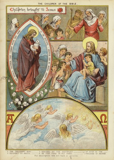 Die Kinder der Bibel: Kinder zu Jesus gebracht von English School