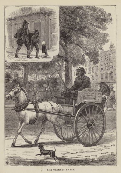 Der Schornsteinfeger (Gravur) von English School