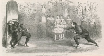 Die chinesische Pfählungsnummer im Drury Lane Theatre von English School