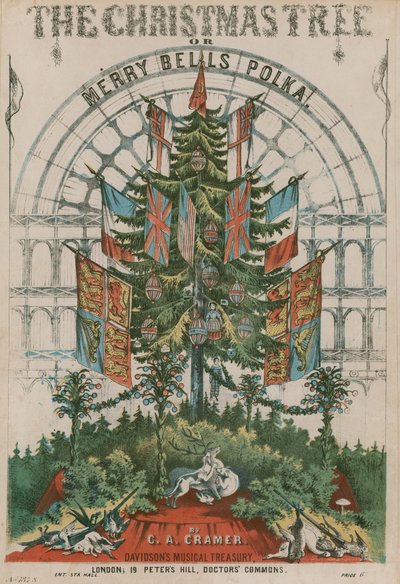 Der Weihnachtsbaum oder die Merry Bells Polka von C A Cramer von English School