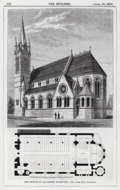 Die Kirche Allerheiligen, Plymouth von English School