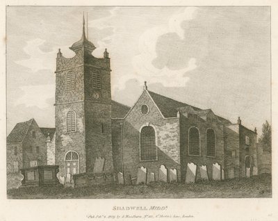 Die Kirche St. Paul, Shadwell, London von English School