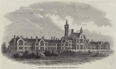 Die städtische Irrenanstalt, nahe Dartford von English School