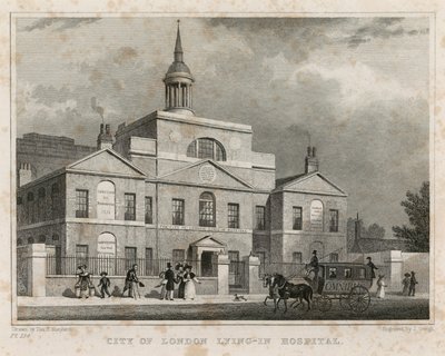 Das City of London Lying-in Hospital von English School