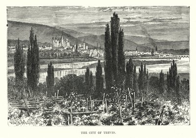 Die Stadt Trier (Gravur) von English School