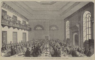 Das Ratsessen, Royal Agricultural Society, County Hall, Derby von English School