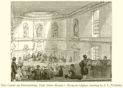 Der Vorstand der Eigentümer, East India House von English School