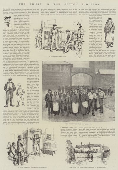 Die Krise in der Baumwollindustrie von English School