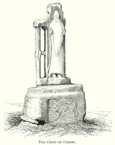 Das Kreuz von Cashel (Gravur) von English School