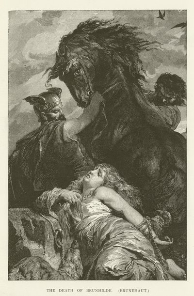 Der Tod von Brunhilde (Brunehaut) von English School
