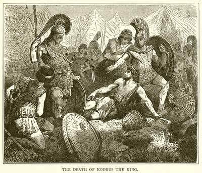 Der Tod des Königs Kodrus von English School