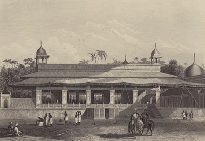 Der Dewas Khan oder Audienzhalle, Palast von Delhi von English School