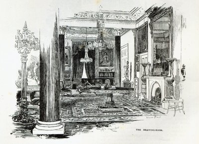 Das Wohnzimmer, Osborne House, aus 