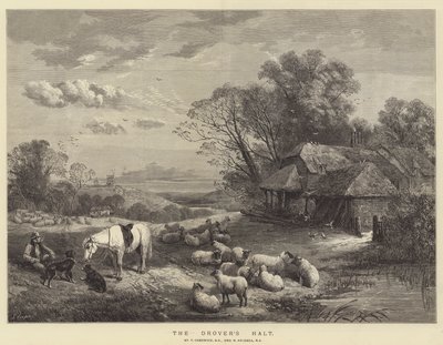Die Rast des Viehtreibers von English School