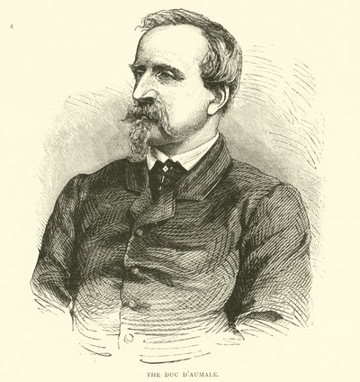 Der Herzog von Aumale, März 1871 von English School