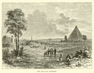 Das Feld von Waterloo von English School
