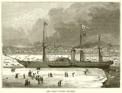Der erste Cunard-Dampfer von English School