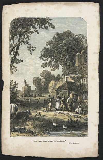 Die freien, schönen Häuser Englands, Illustration aus 