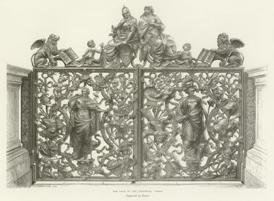 Das Tor der Loggietta, Venedig von English School
