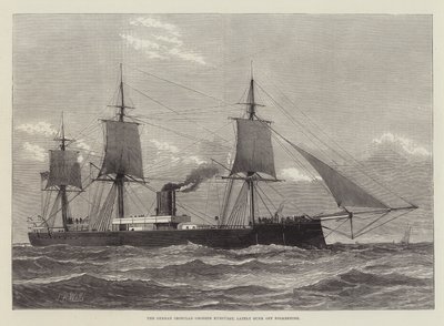Das deutsche Panzerschiff Grosser Kurfürst, kürzlich vor Folkestone gesunken von English School