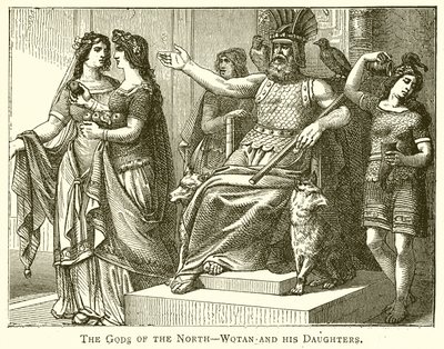 Die Götter des Nordens--Wotan und seine Töchter von English School