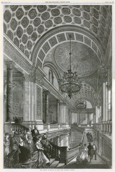 Die große Treppe im neuen Außenministerium von English School