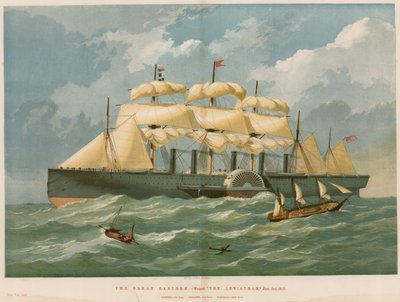 Die Great Eastern, genannt The Leviathan, 3. November 1827 von English School
