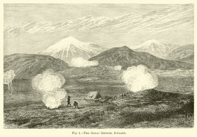 Der Große Geysir, Island von English School